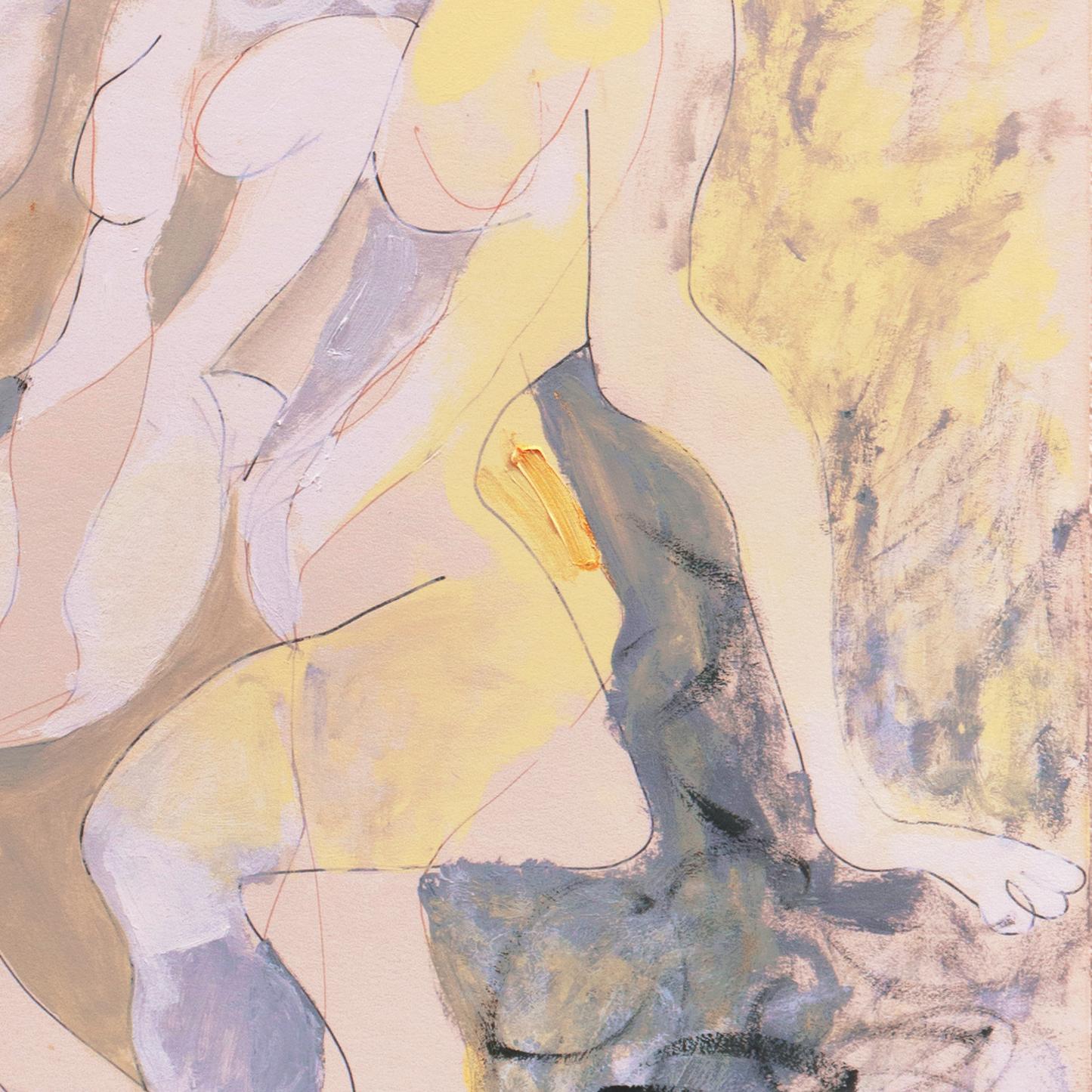 'Abstract Figural', Woman Artist, Art Institute of Chicago, San Bernardino For Sale 2