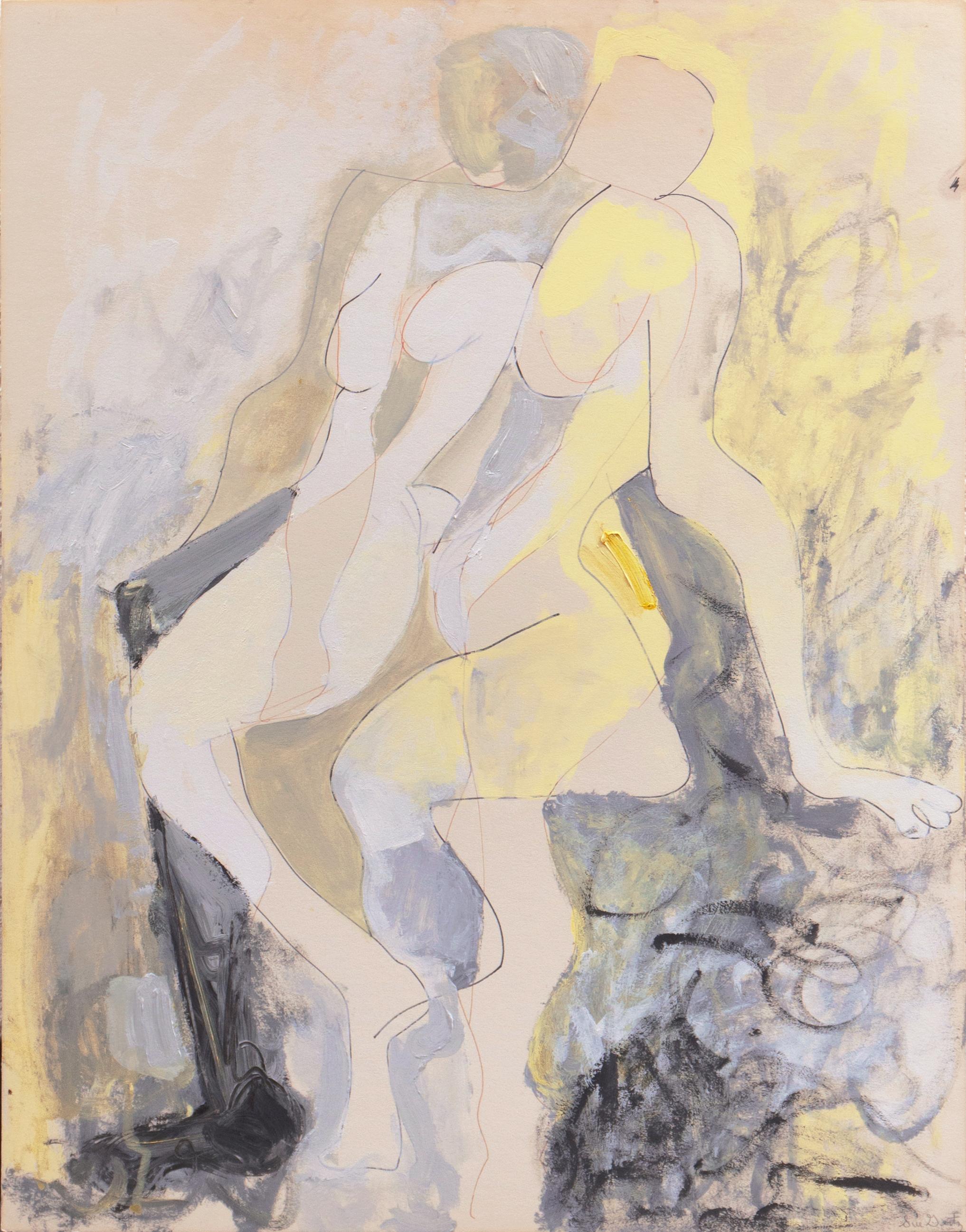 'Figurale astratto', Artista donna, Artistics Institute of Chicago, San Bernardino