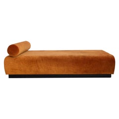 Suzanne Guiguichon Daybed with Rusty Velvet Upholstery