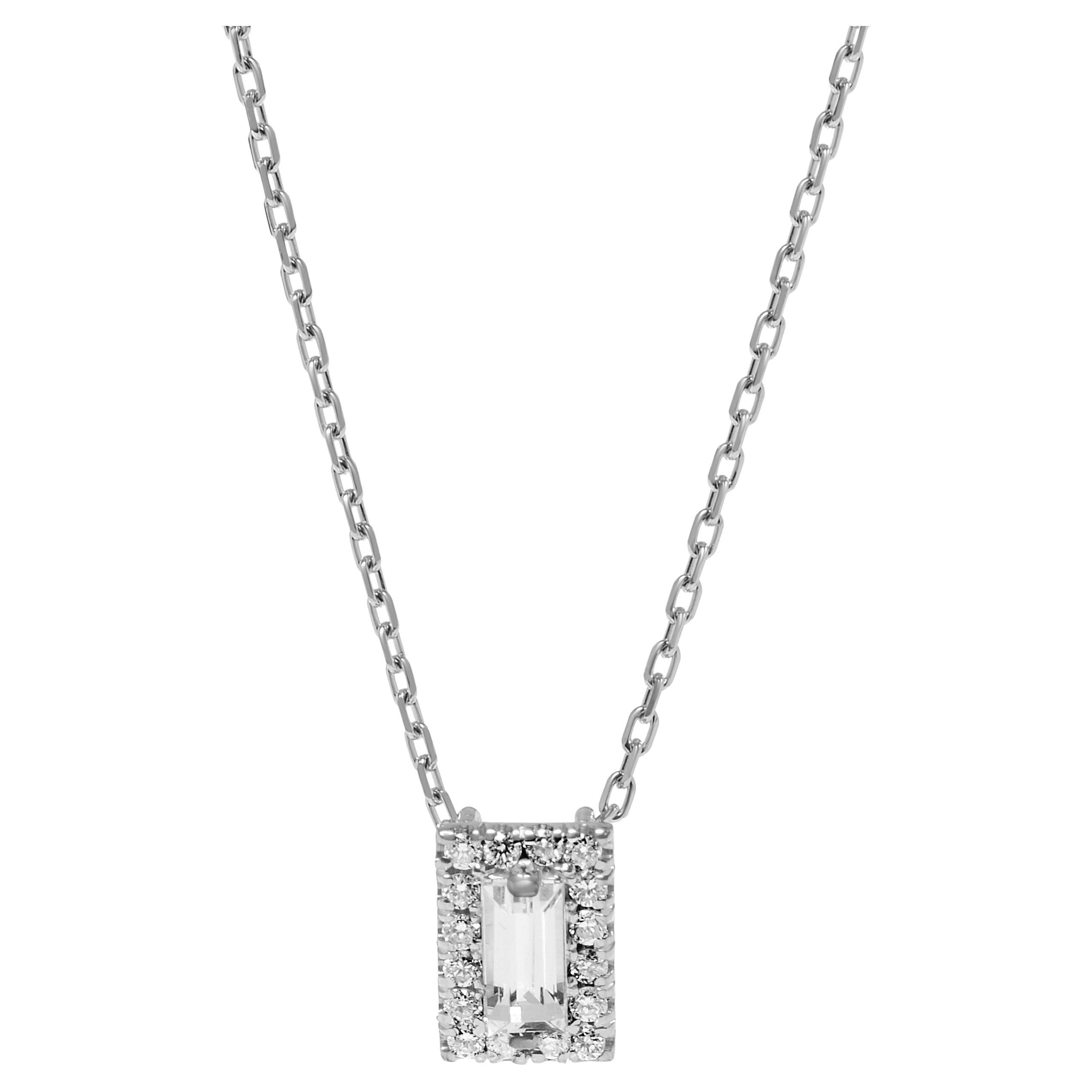Suzanne Kalan Medium Diamond Dog Tag Necklace For Sale at 1stDibs | dog ...