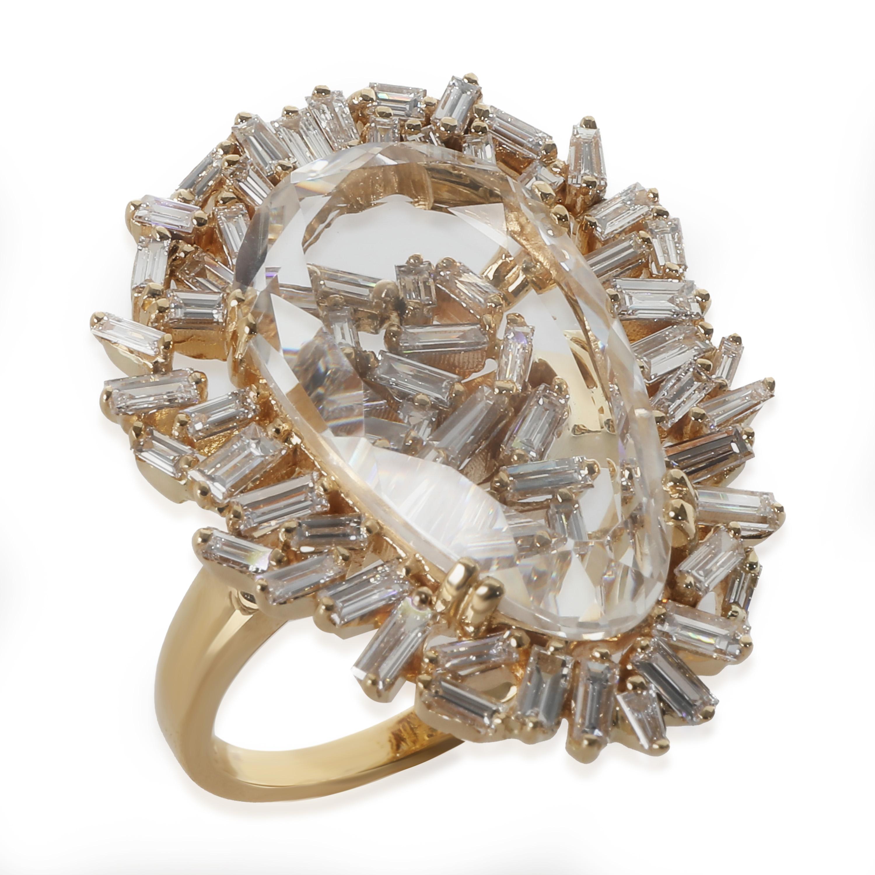 Susan Kalan One Of A Kind Baguette Diamond & Crystal Ring in 18K Yellow Gold

PRIMARY DETAILS
SKU: 142710
Listing Title: Susan Kalan One Of A Kind Baguette Diamond & Crystal Ring in 18K Yellow Gold
Condition Description: Retails for 16500 USD. In