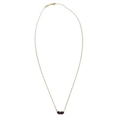 Suzanne Kalan Sapphire & Gold Necklace v/Box