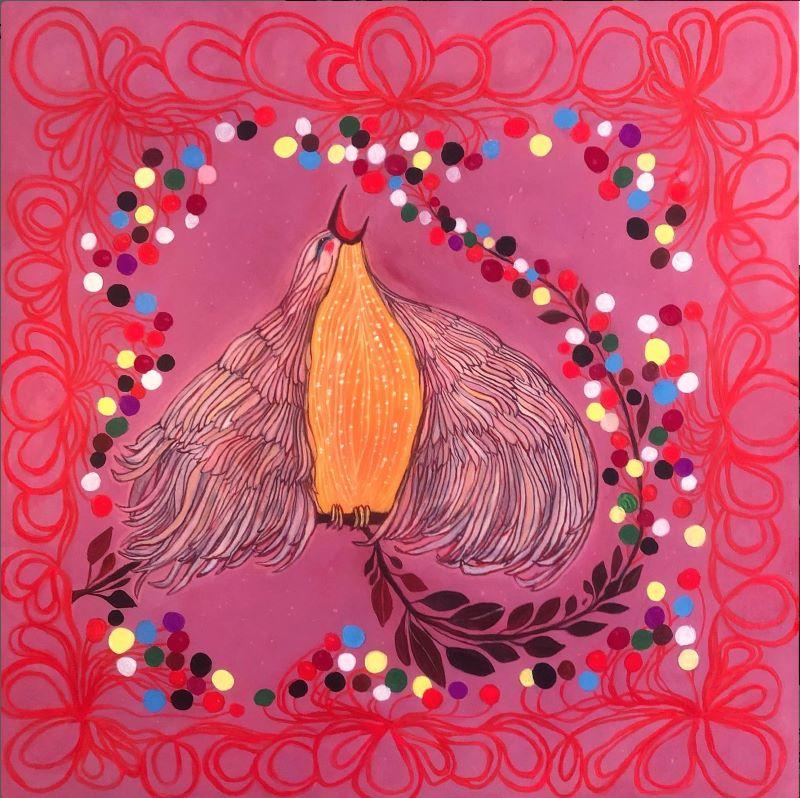 Suzanne Kiggins Animal Painting - Bird Song
