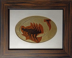 Untitled Diptych by Suzanne Law. Paintings Framed