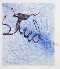 "Mankind", calcografia su grafica digitale a getto d'inchiostro firmata da Suzanne McClelland