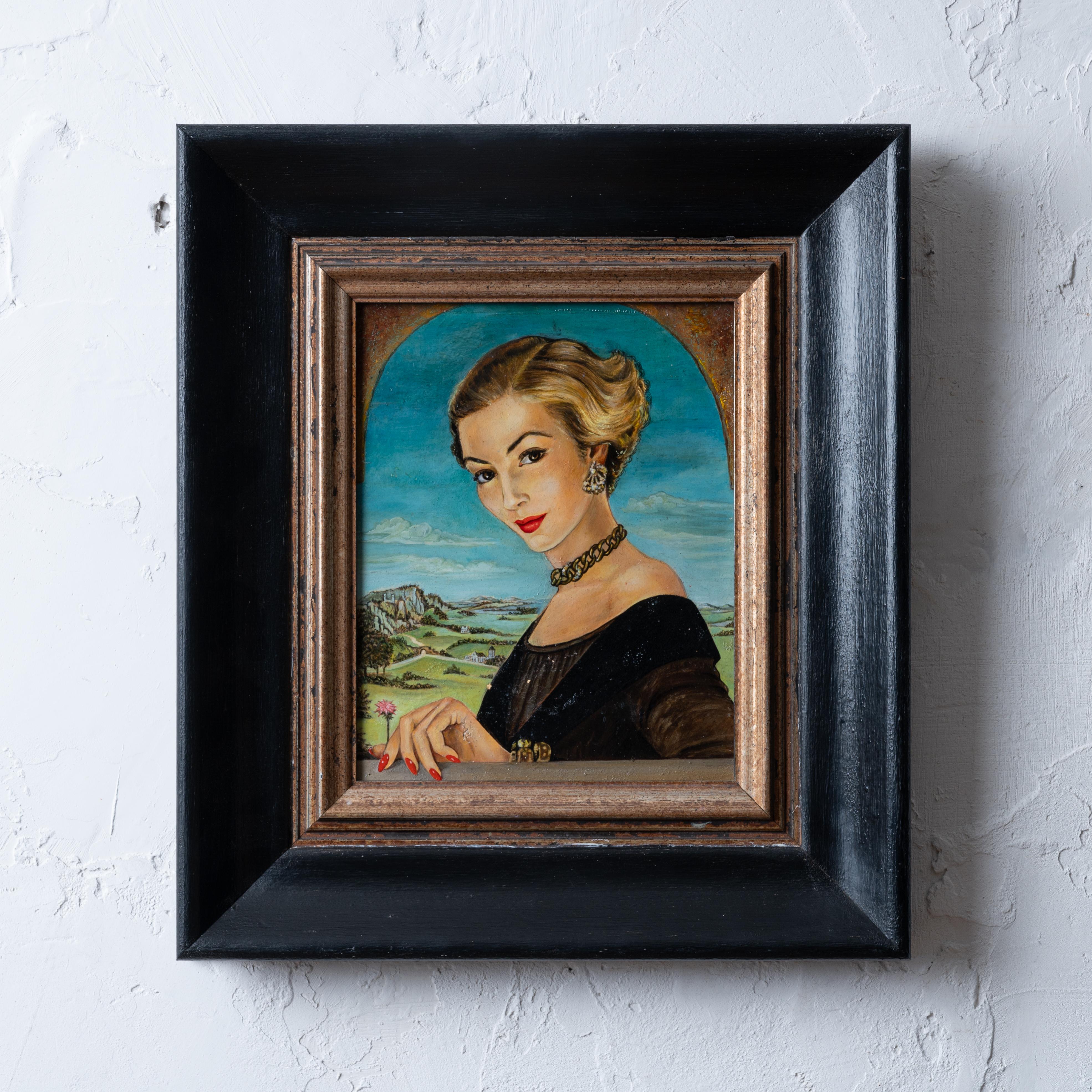Suzanne McCollough Plowden
(American, 1916-2018)

Portrait of Lucerne Robert (artist’s twin sister), circa 1950

sight: 7 ½ by 9 inches
frame: 14 ½ by 16 ½ inches

Suzanne McCollough Plowden is known best for her portraits of the rich and famous. 