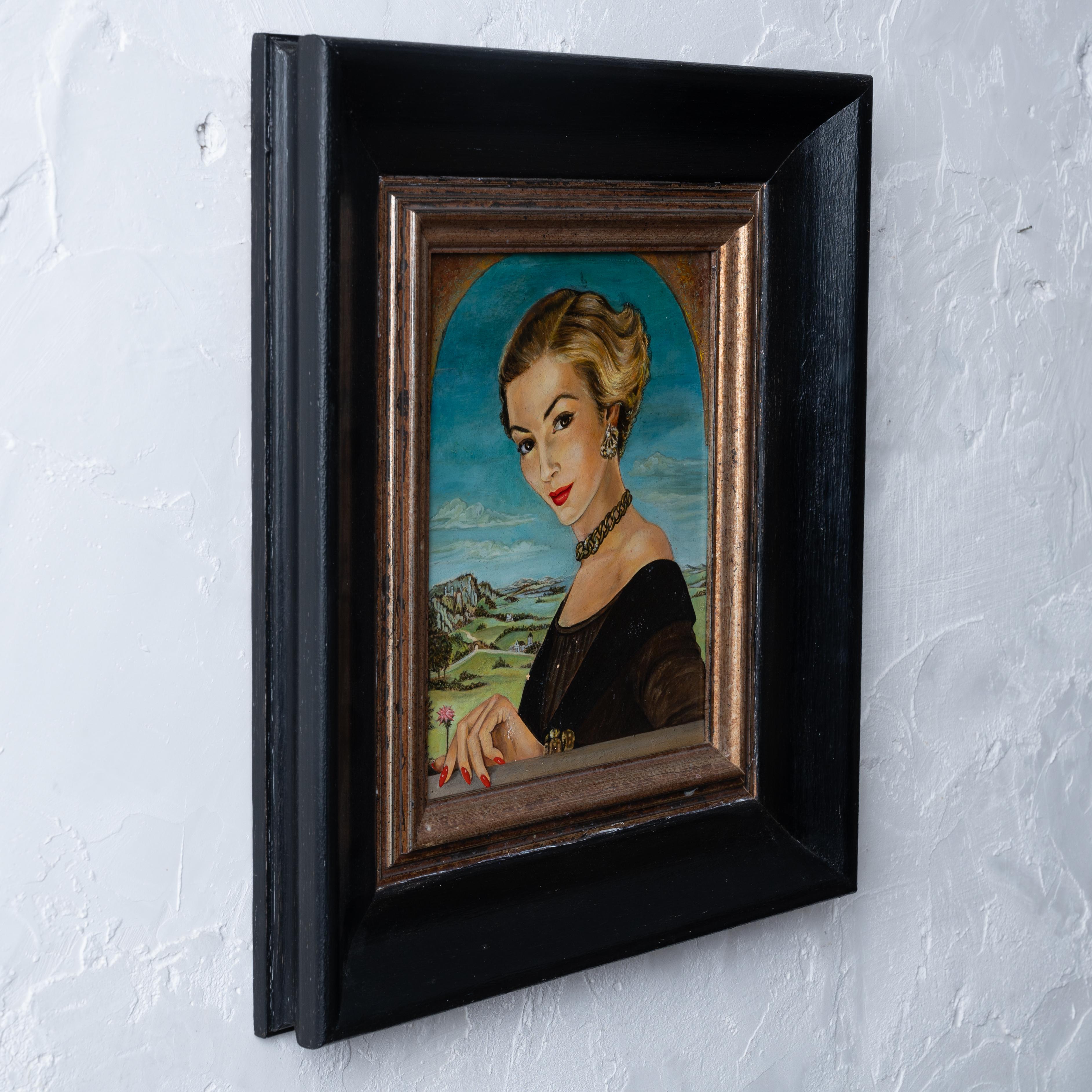 American Suzanne McCollough Plowden - Portrait of Lucerne Robert, c.1950 For Sale