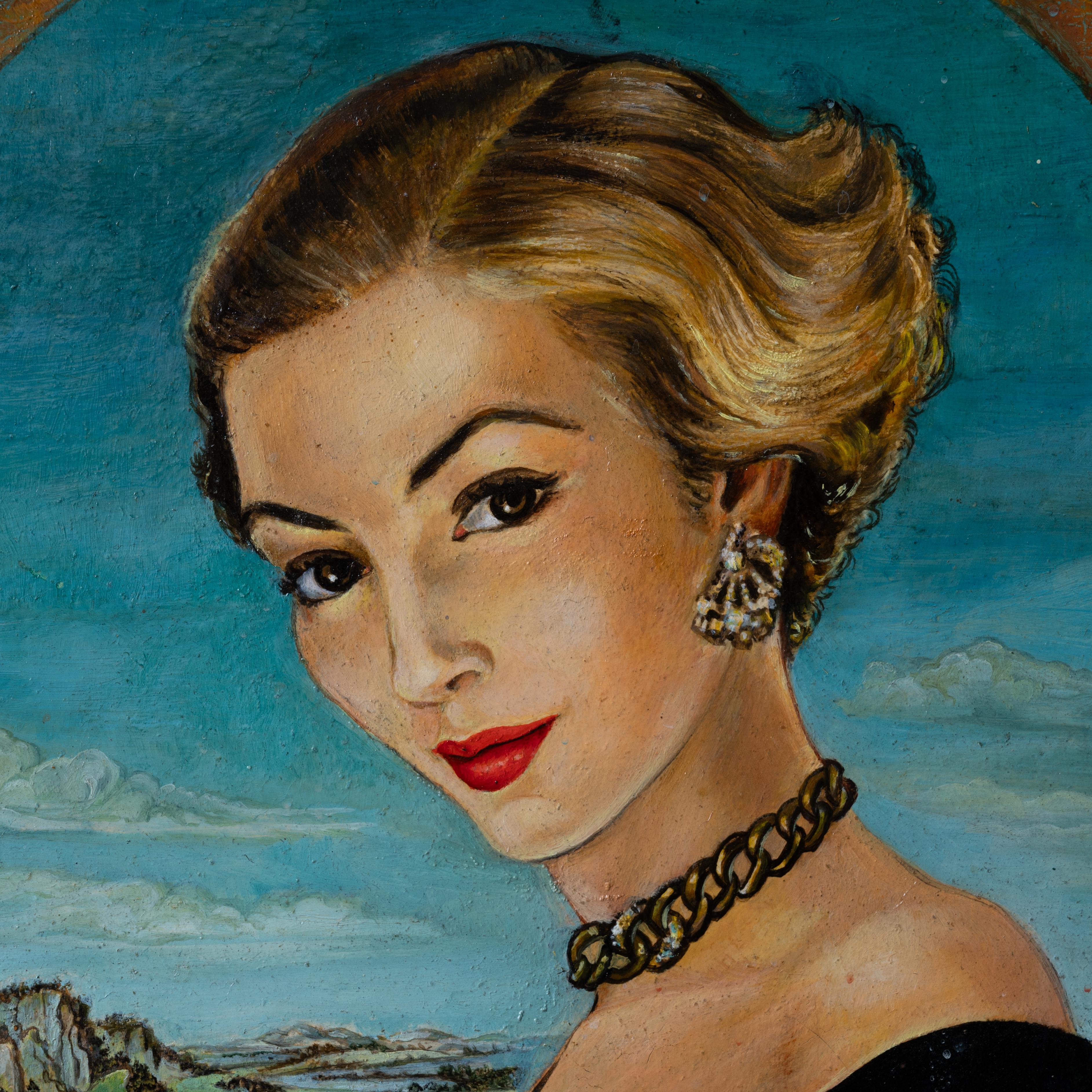 Suzanne McCollough Plowden - Portrait of Lucerne Robert, c.1950 In Good Condition For Sale In Savannah, GA