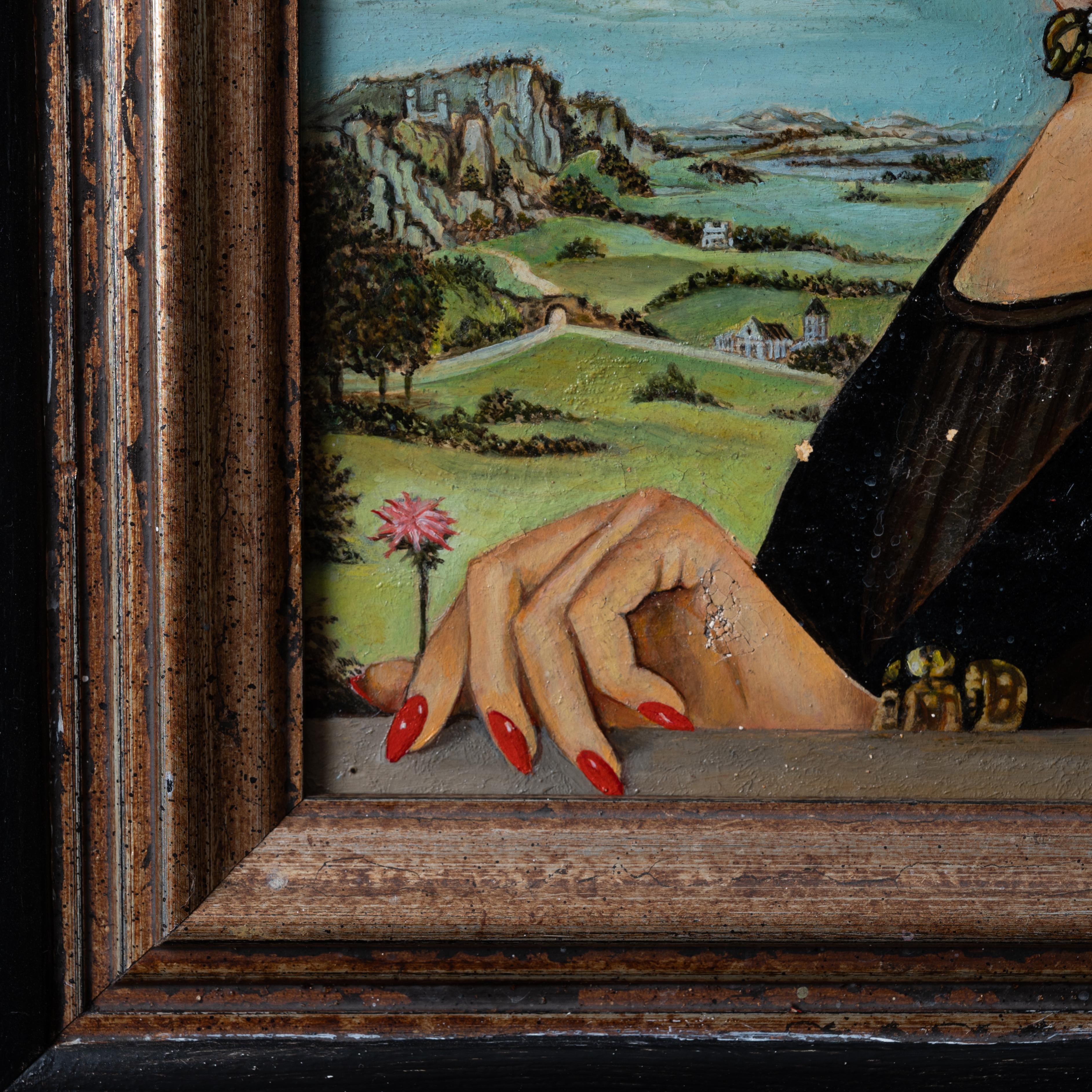 Mid-20th Century Suzanne McCollough Plowden - Portrait of Lucerne Robert, c.1950 For Sale