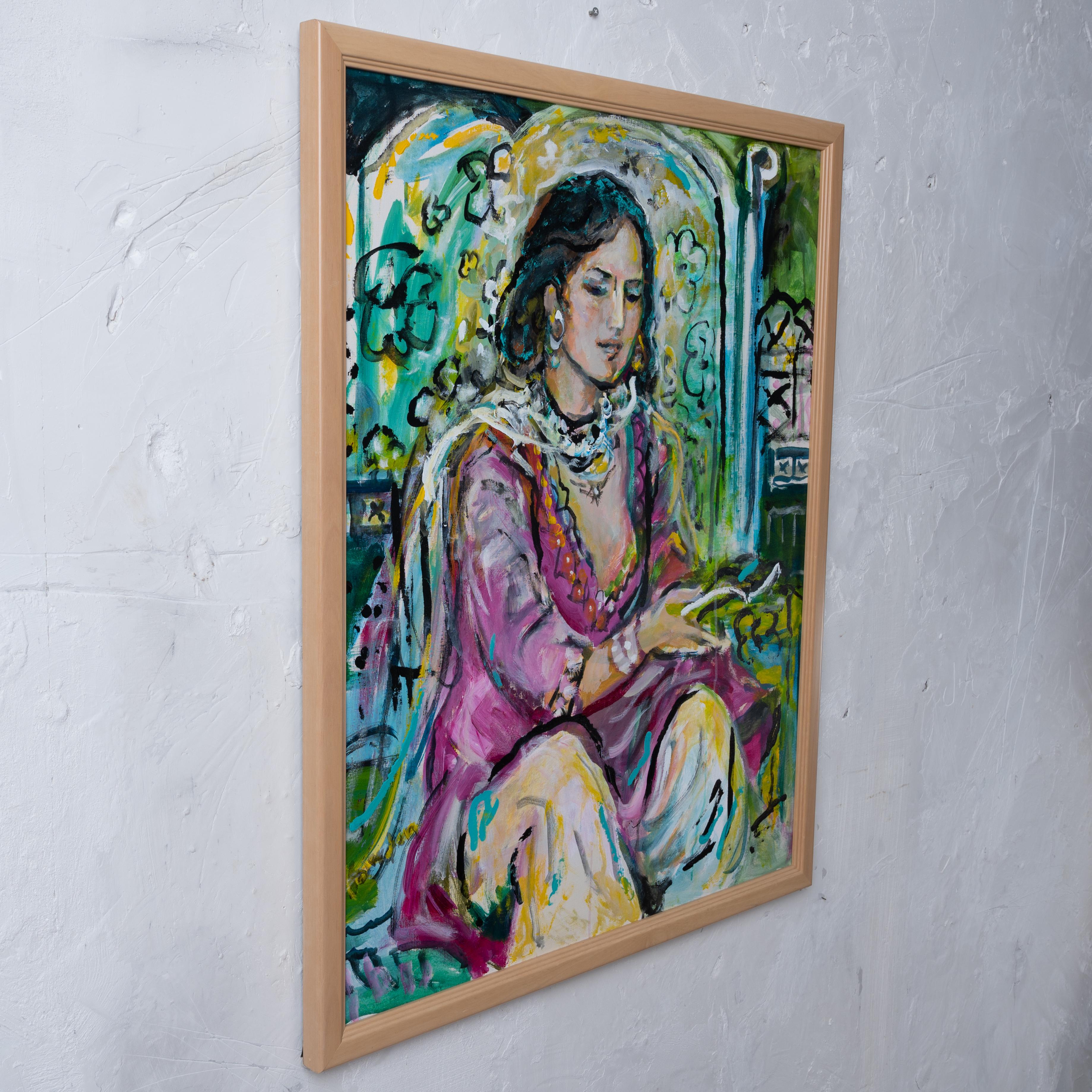 Suzanne McCollough Plowden Portrait Painting For Sale 1