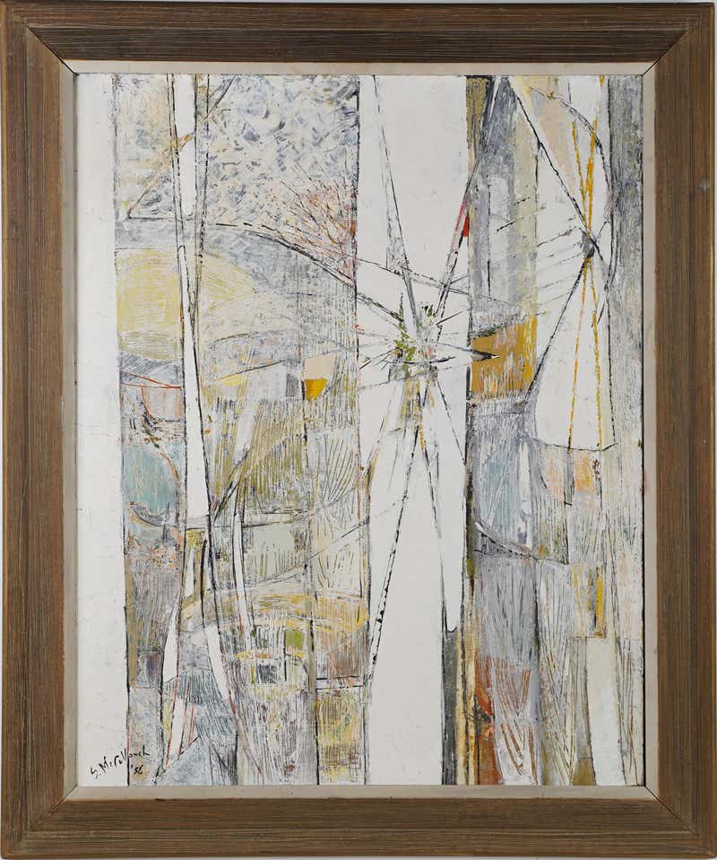 Fred Binder Samuelson - Mid Century Modern Abstract Expressionist ...
