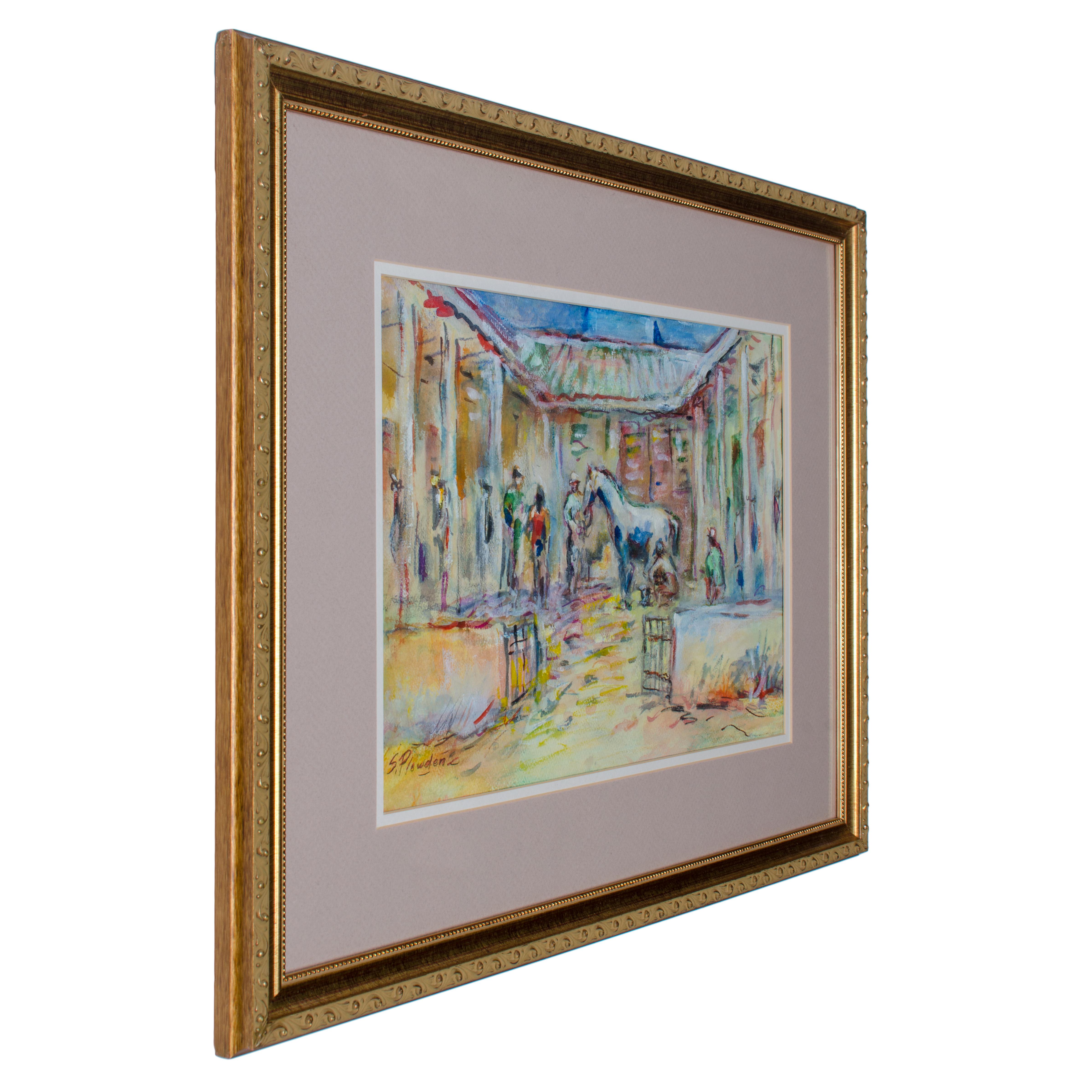 Suzanne McCullough Plowden - South Africa Watercolor Paintings - a Pair im Zustand „Gut“ im Angebot in Savannah, GA