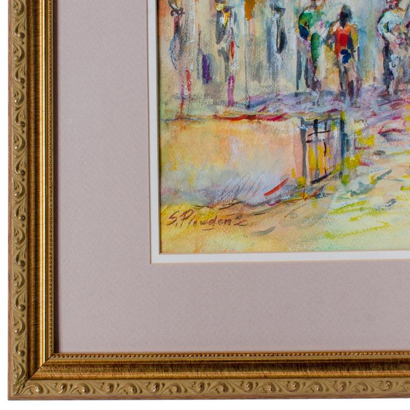 Suzanne McCullough Plowden - South Africa Watercolor Paintings - a Pair im Angebot 1