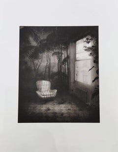 Room with Armchair - Etching, Interior photography