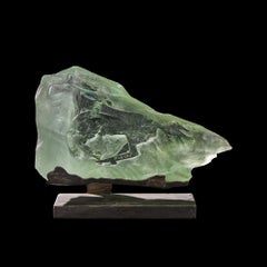 Suzanne Pascal Slag Glass Horse Sculpture