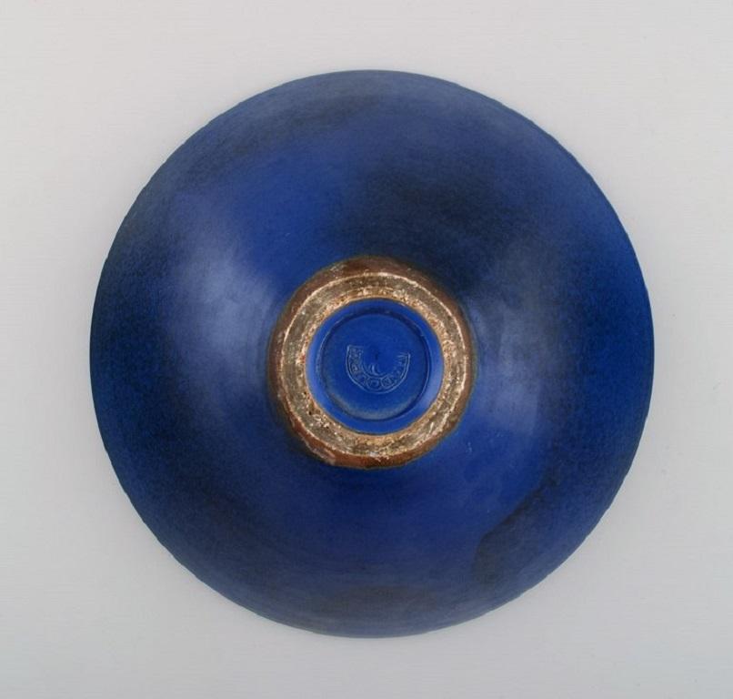 20th Century Suzanne Ramie '1905-1974' for Atelier Madoura, Bowl in Glazed Stoneware