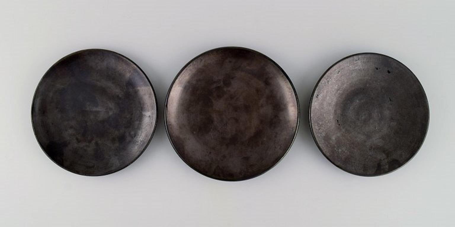 Modern Suzanne Ramie for Atelier Madoura, Five Unique Plates