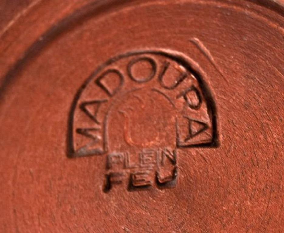 Suzanne Ramie for Atelier Madoura, Large Vase in Glazed Stoneware In Good Condition In København, Copenhagen