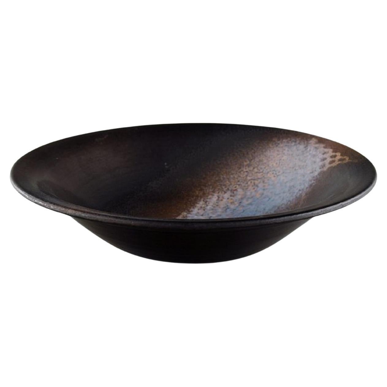 Suzanne Ramie for Atelier Madoura, Unique Bowl in Glazed Stoneware