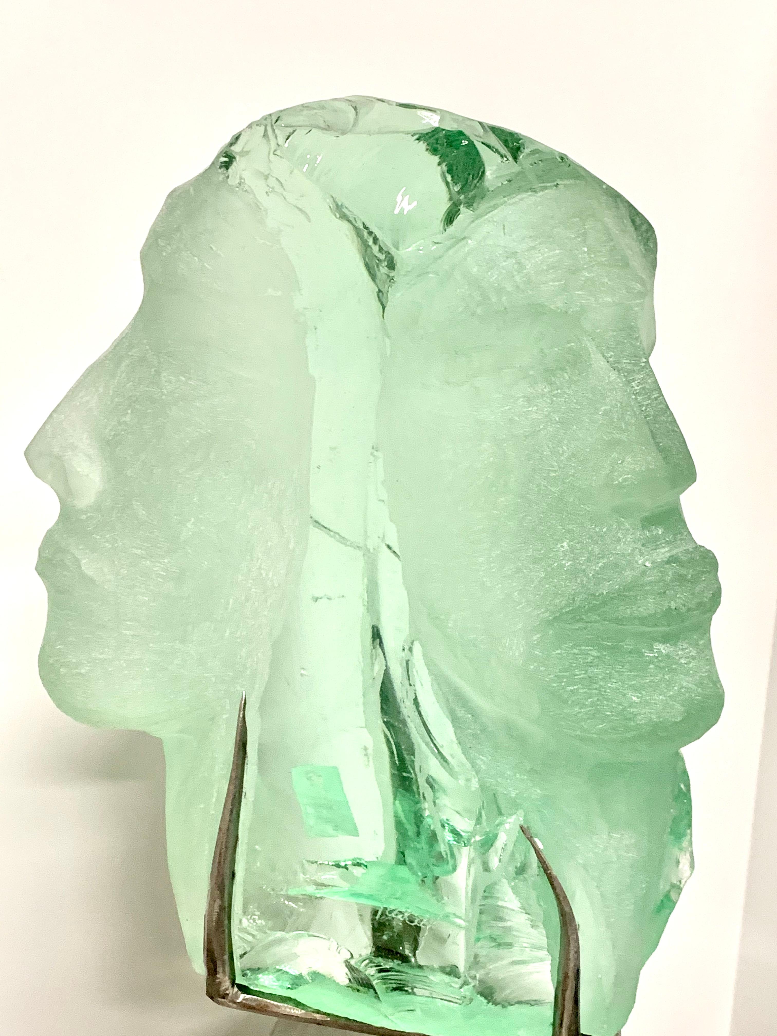 Suzanne Regan Pascal Glass Sculpture In Good Condition In Palm Springs, CA
