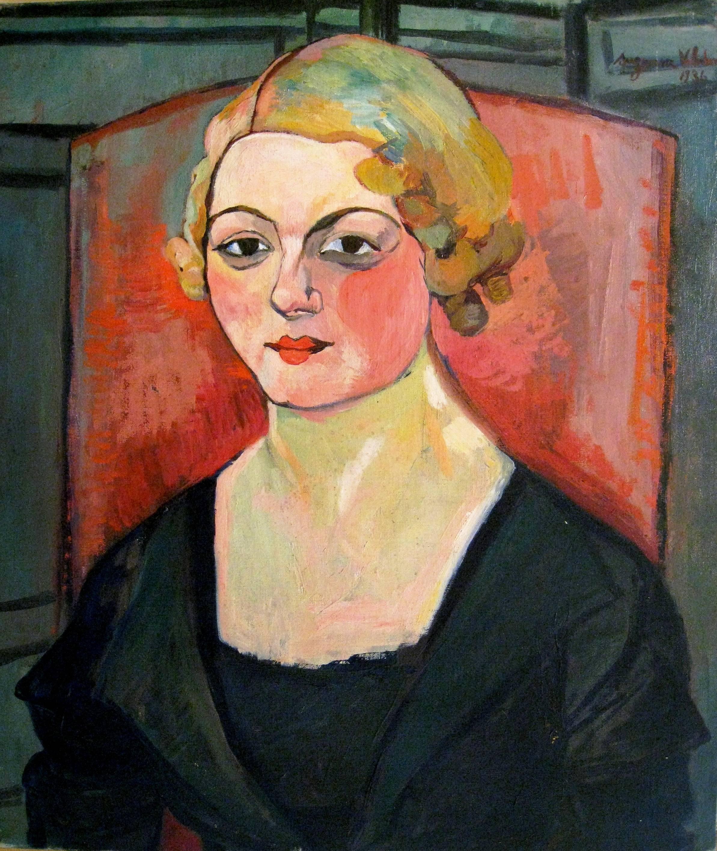Suzanne Valadon (Bessines-sur-Gartempe, Haute-Vienne, Frankreich, 1865 - Paris, 1938)
Portrait de Genevieve Camax-Zoegger, 1936, Öl auf Leinwand; signiert und datiert oben rechts.

GRÖSSE: cm. 55 x 46
GRÖSSE MIT RAHMEN: cm. 82 x 72 x