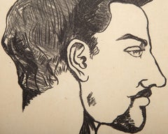 Maurice Utrillo, Modern Lithograph by Suzanne Valadon