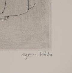 Young Woman and Old Woman - Original Etching Signed (Petrides #E24)