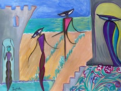 Mid 20th Century French Fauvist Painting - Amazing Colors - pupil of Andre Lhote
