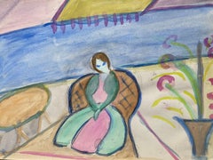 Pittura fauvista francese della metà del XX secolo - Colori sorprendenti - allievo di Andre Lhote