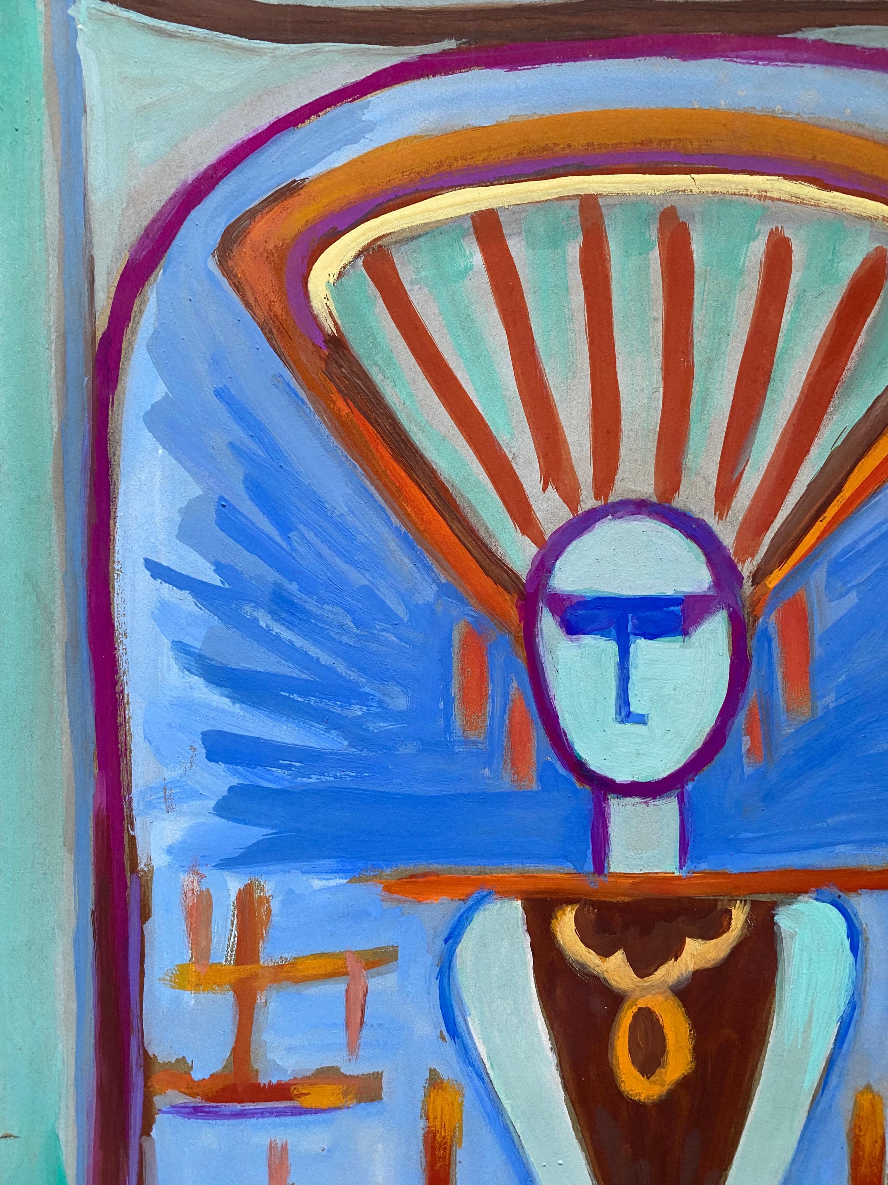 Pittura fauvista francese della metà del XX secolo - Colori sorprendenti - allievo di Andre Lhote in vendita 1