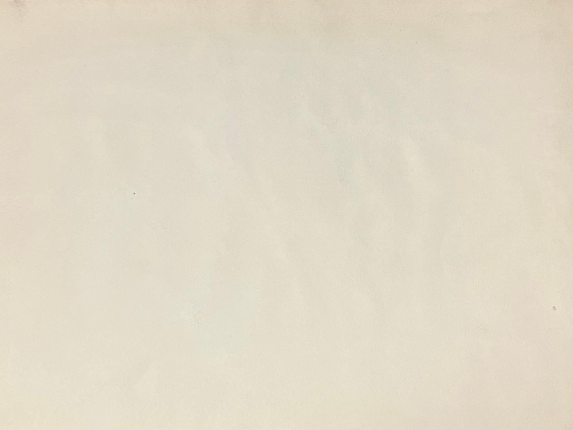 Paesaggio di campagna modernista
Suzanne Vattier, francese 1901-1996
dipinto a guazzo su carta d'artista, incorniciato
dimensioni: 8 x 10,5 pollici

Suzanne Vattier (1901-1996) è stata allieva del famoso pittore André Lhote. Si è evoluta dal Cubismo