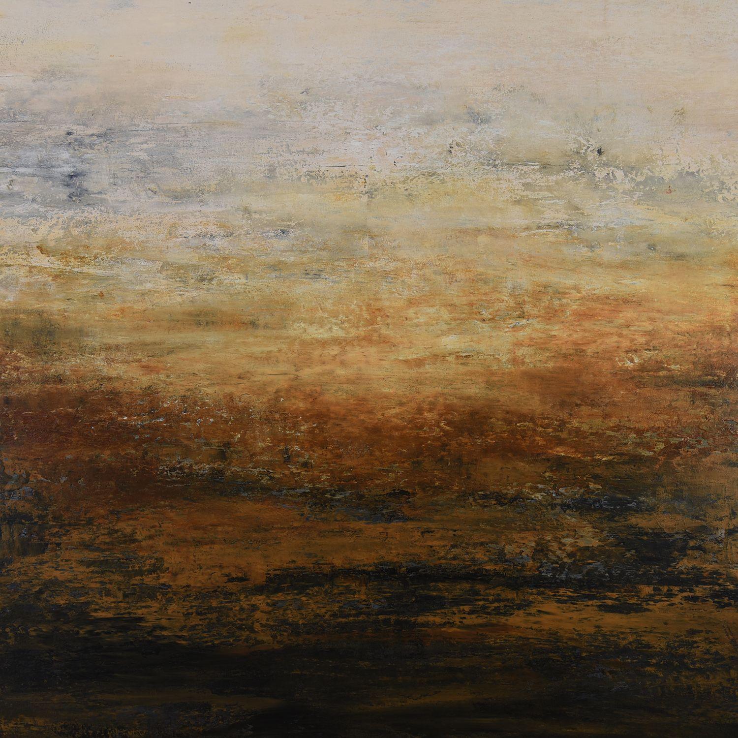 Suzanne Vaughan Abstract Painting - Earth - Modern Earth Abstract, Painting, Acrylic on Canvas
