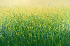 Spring Awakening - Textured Nature Abstract, Painting, Acrylic on Canvas