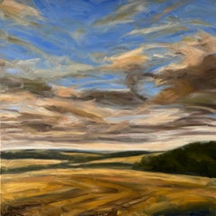 After the Harvest by Suzanne Winn landscape painting
