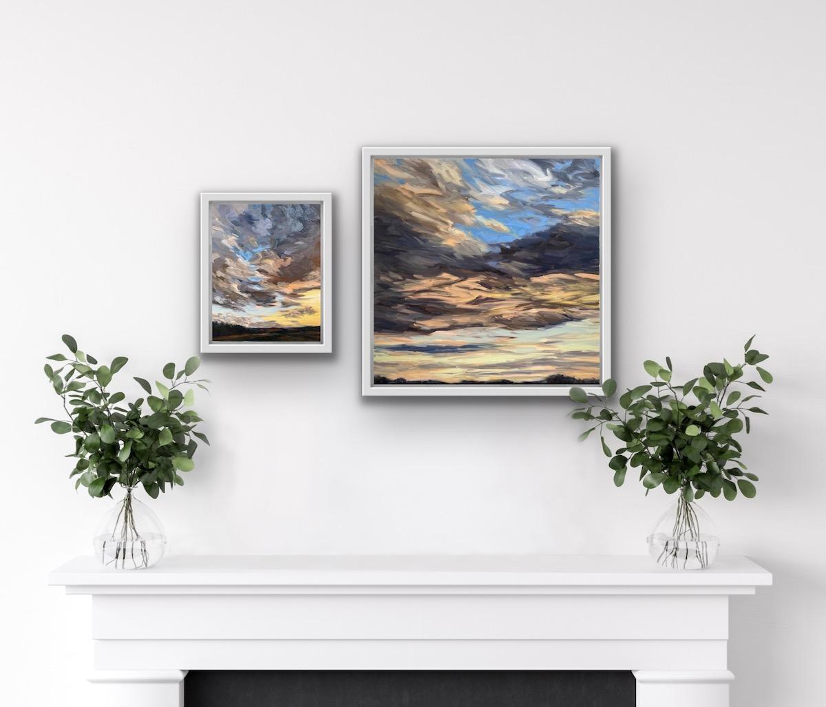 Catching The Light - Autumn Evening and Autumn Evening III Diptych by Suzanne Winn [2020]

original
Oil on deep edge canvas
Catching the Light - Autumn Evening image size: H:50 cm x W:50 cm x 3cm
Autumn Evening III image size: 30 cm x 24 cm x 0.5