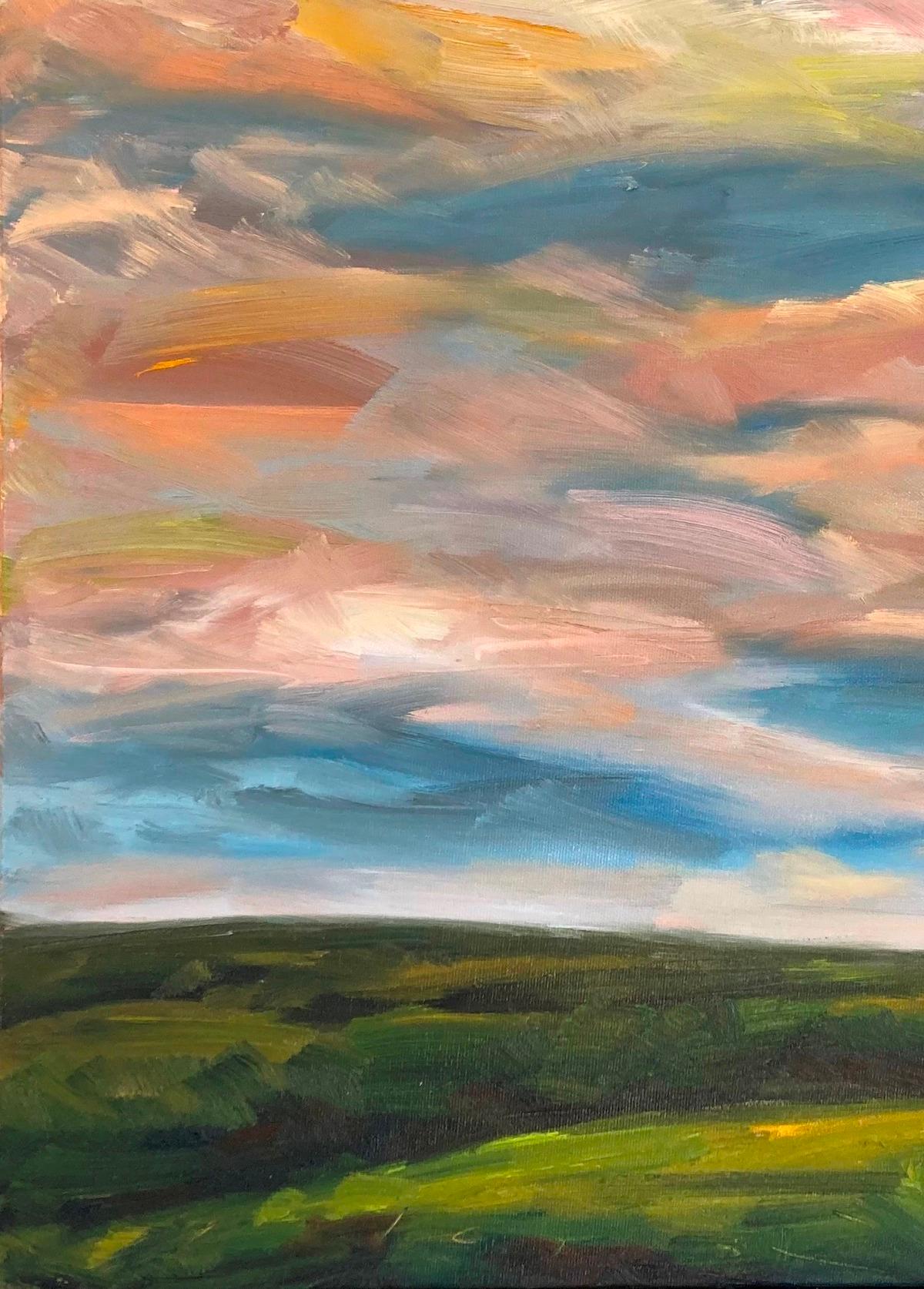 Flotando en la brisa, Suzanne Winn, Pintura de paisaje, pintura original en venta 5