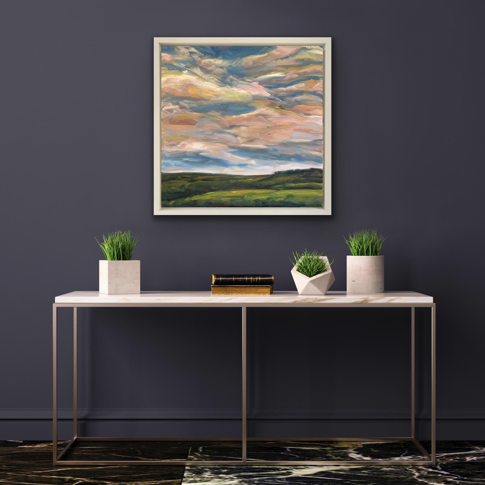 Flotando en la brisa, Suzanne Winn, Pintura de paisaje, pintura original en venta 8