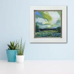 From The Garden In Spring by Suzanne Winn, Green Art, Contemporary Abstract Art