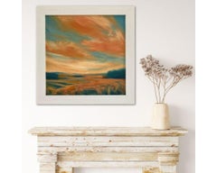 Late Summer with Oil on Fabriano Pittura Paper, Painting by Suzanne Winn