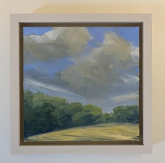 Suzanne Winn, Verano tardío IV, Pintura original de paisaje, Arte asequible