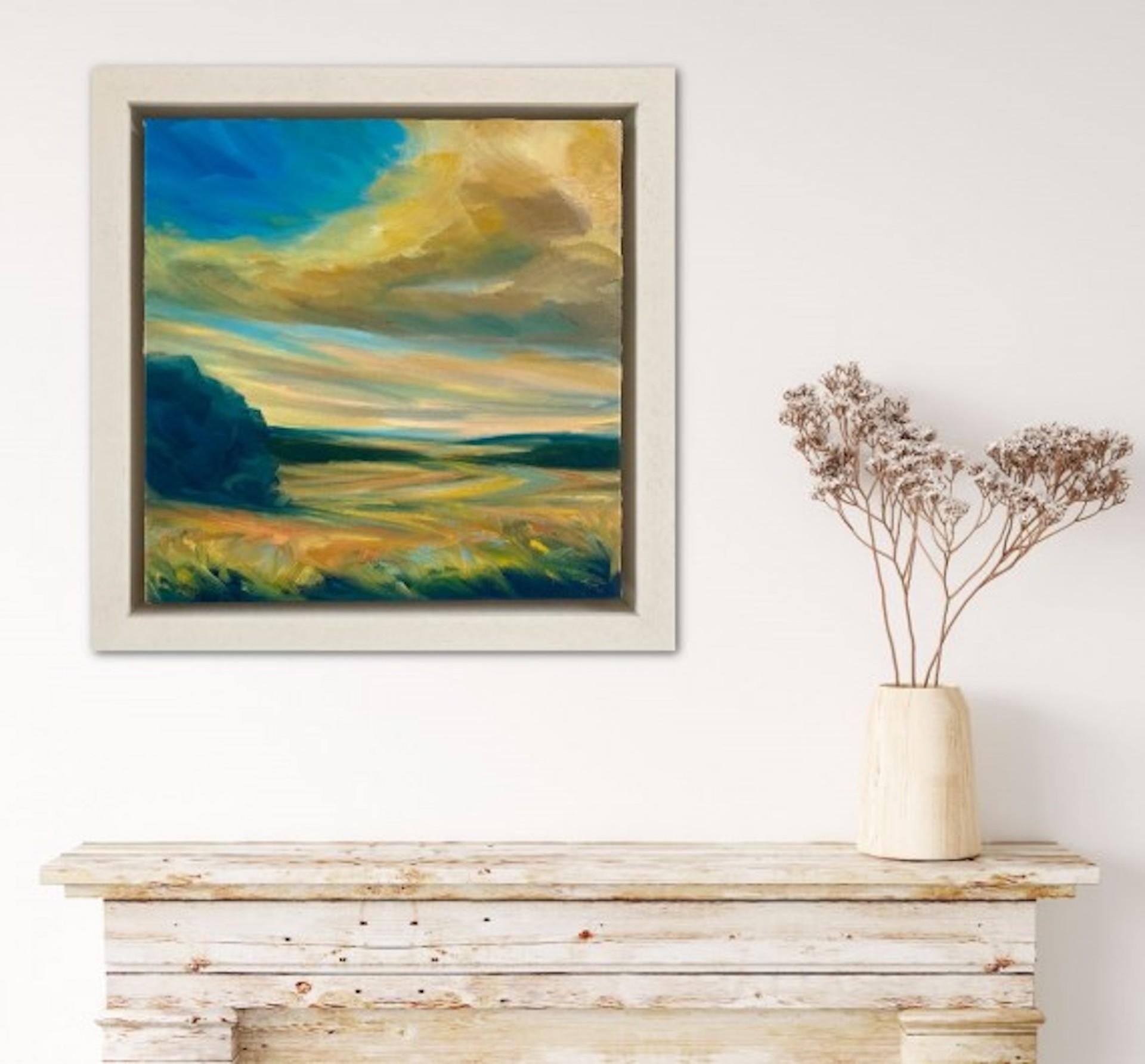 Suzanne Winn, Summer Dreaming, Original Landscape Painting, Affordable Art For Sale 2