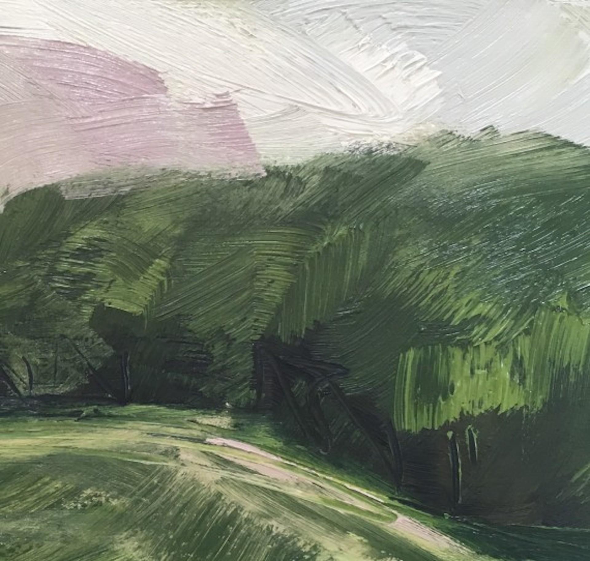 Suzanne Winn, The Wood in Summer, Peinture de paysage originale, Art abordable en vente 4