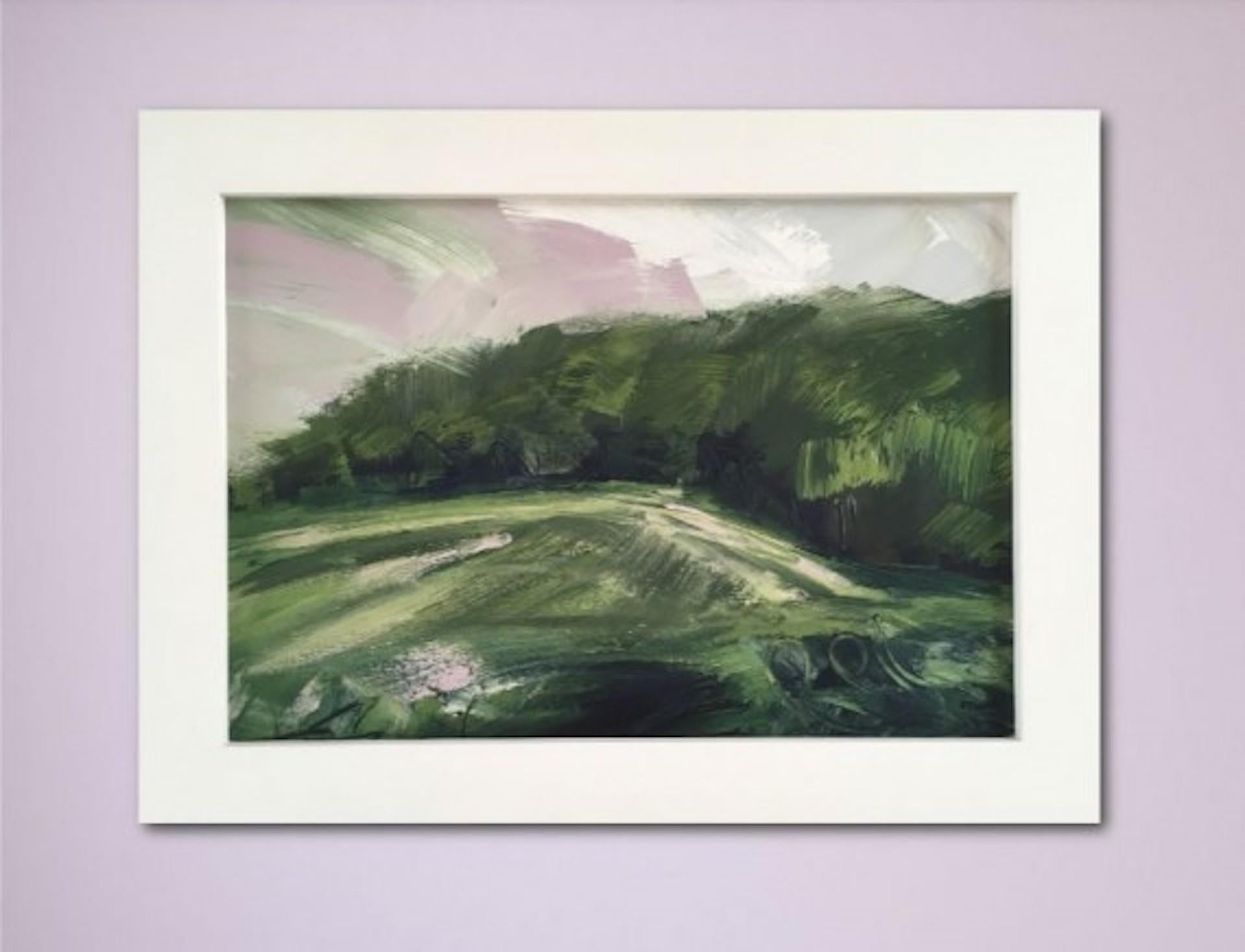 Suzanne Winn, The Wood in Summer, Peinture de paysage originale, Art abordable en vente 5