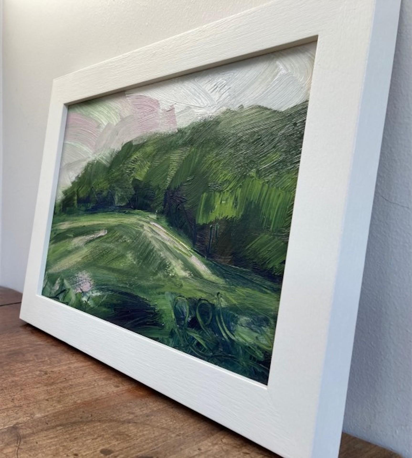 Suzanne Winn, Il bosco in estate, Pittura originale di paesaggio, Arte accessibile in vendita 6