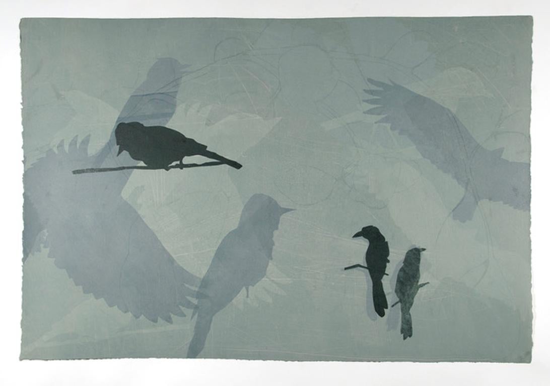 Vanishing Avians 10 - Mixed Media Art by Suzi Davidoff