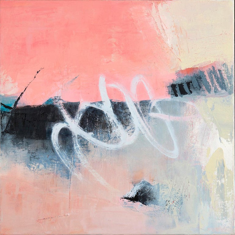 Suzie Buchholz Abstract Painting - Chasing Rabbits