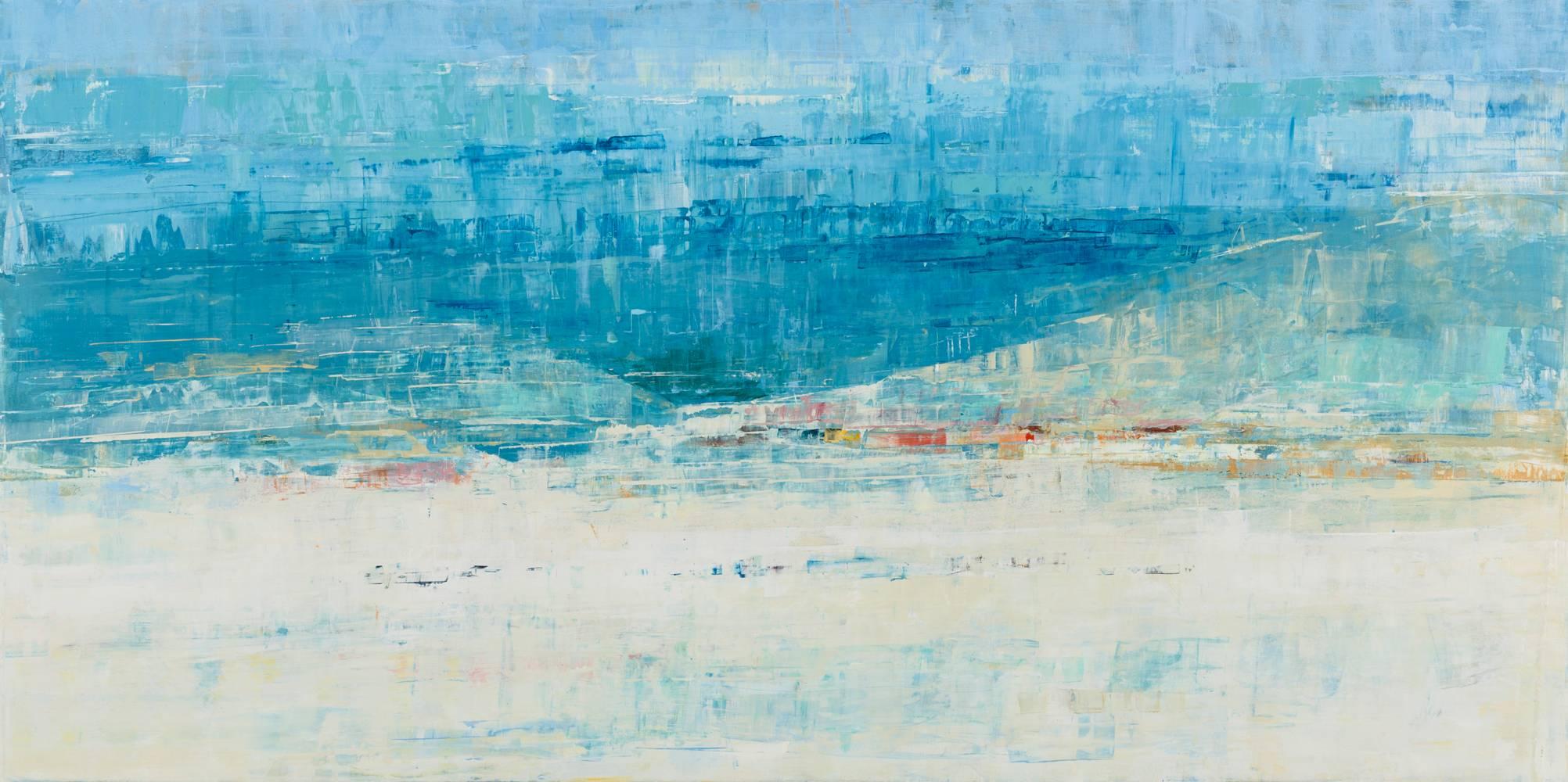 Suzy Barnard Abstract Painting - SAND & HAZE