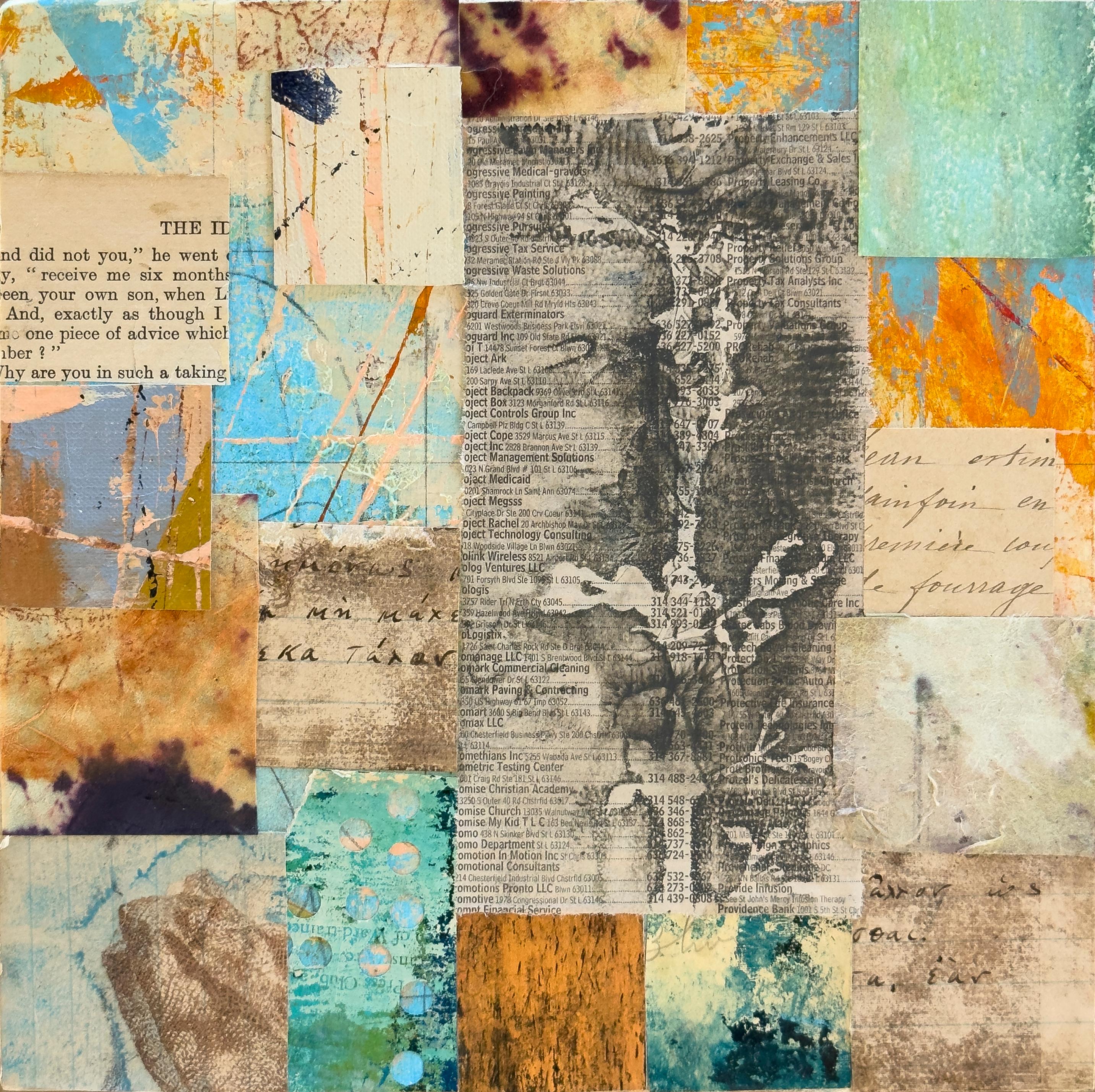 Fleur n° 3 - Mixed Media Art de Suzy Farren