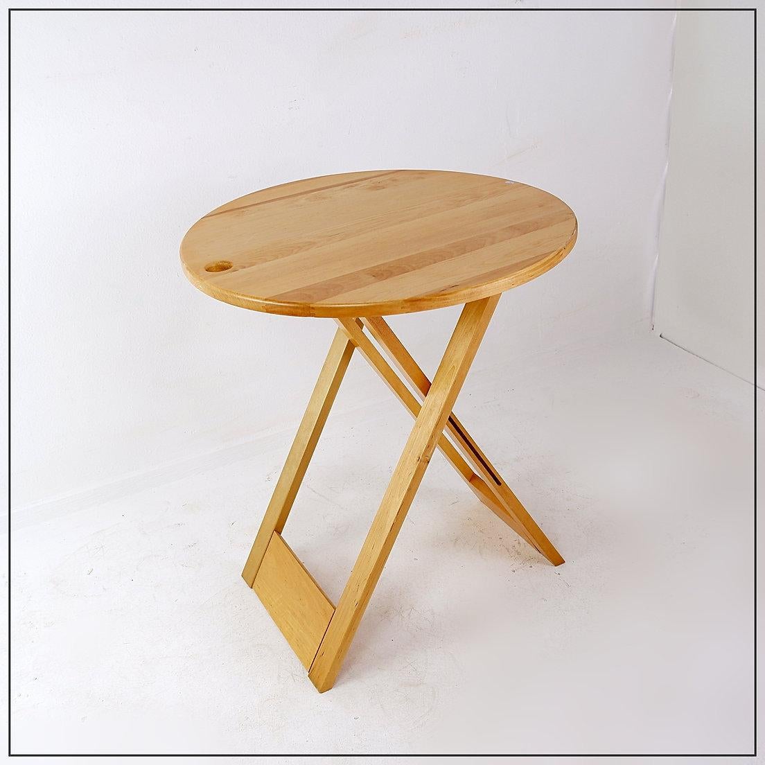 Suzy folding table by Adrian Reed for Princes Design Works Ltd, 1970s For Sale 1