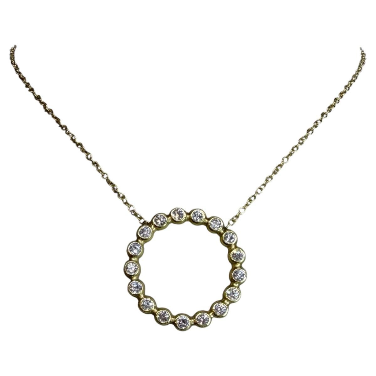 Suzy Landa Confetti Circle Necklace For Sale